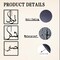 Metal Islamic Wall Art Allah Wall Decor Ayatul Kursi Metal Artwork Arabic Calligraphy Decorations Ramadan Decorations Muslim Gifts (Black 13in x 13in)
